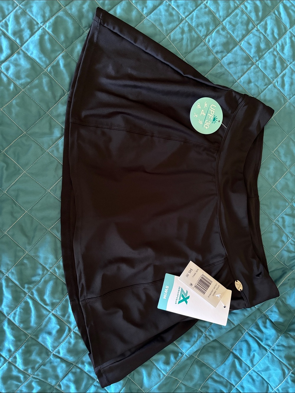 ZeroXposur Black Swim Skort